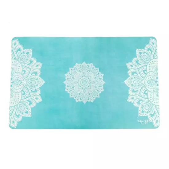 Malý ručník na jógu – Mandala Turquoise