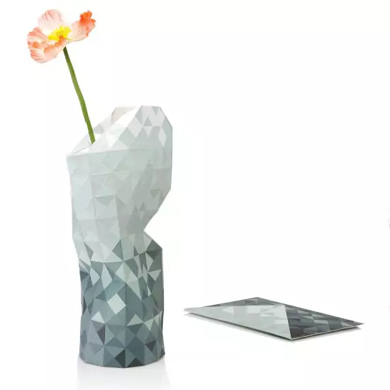 Papírový obal na vázu – Grey Gradient