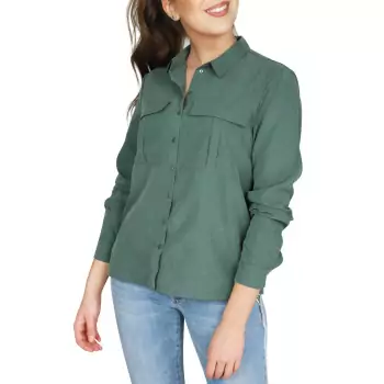 Zelená košile z modalu Vishala