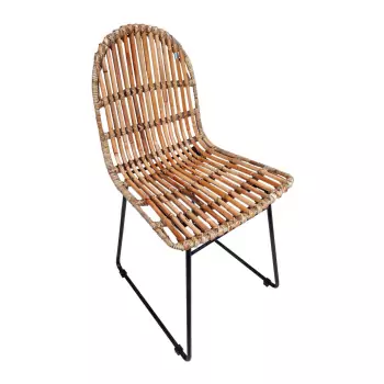 Sada 2 ks – Židle RATTAN – 50 × 60 × 84,5 cm
