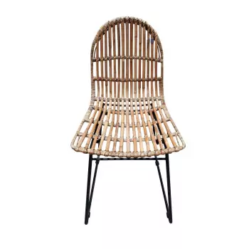 Sada 2 ks – Židle RATTAN – 50 × 60 × 84,5 cm