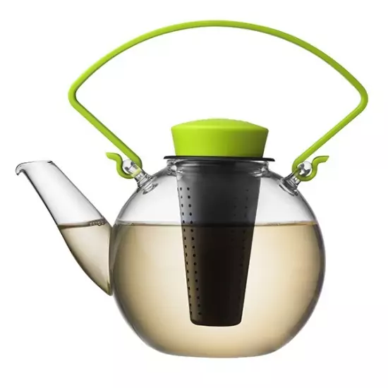 Skleněná čajová konvice Tea for U – zelená