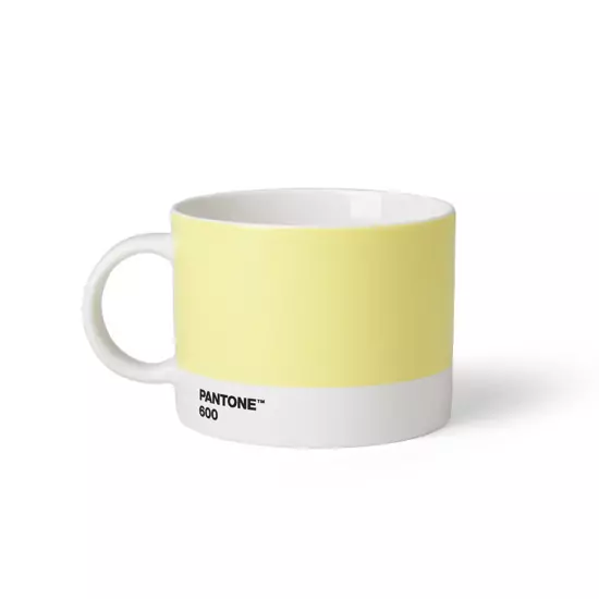 PANTONE Hrnek na čaj — Light Yellow 600