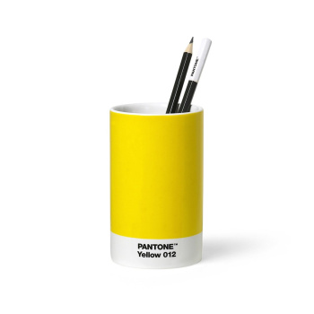 PANTONE Porcelánový stojánek na tužky — Yellow 012