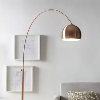 Oblouková lampa s mramorovým podstavcem