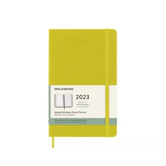 Plánovací zápisník 2023 tvrdý žlutý