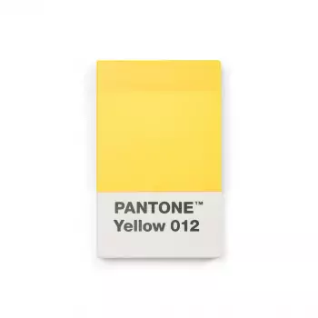 PANTONE Pouzdro na vizitky dárkové balení – Yellow 012