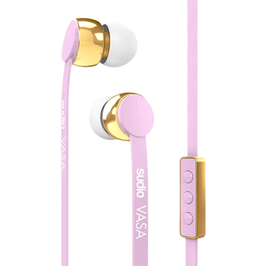 Luxusní sluchátka VASA – růžová