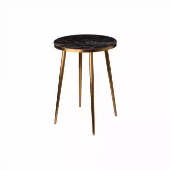Příruční stolek s mramorovým vzhledem