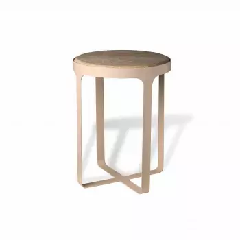 Příruční stolek Stoner s deskou z travertinu