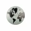 Nástěnné hodiny World Map
