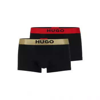 Two Pack Of Trunks With Logo Stretch-Cotton