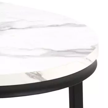 Konferenční stolek Spiro s mramorovým vzhledem