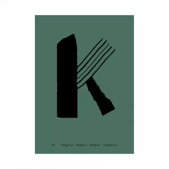 K – Umělecká karta A5