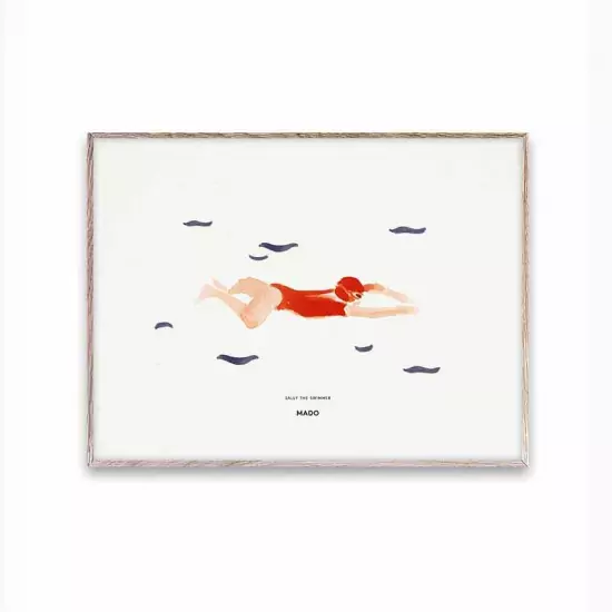 Plakát Sally the Swimmer – 30 × 40 cm