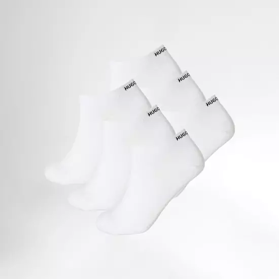 Six Pack Of Ankle Socks In A Cotton Blend