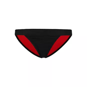 Ribbed Bikini Bottoms With Red Label