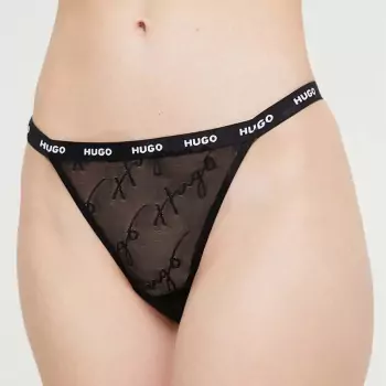Lace Thong Briefs With Handwritten