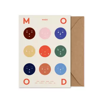 Nine Moods – Skládaná karta A5