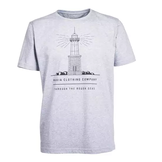 Šedé tričko – Lighthouse