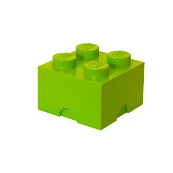 LEGO úložný box 4 – světle zelená