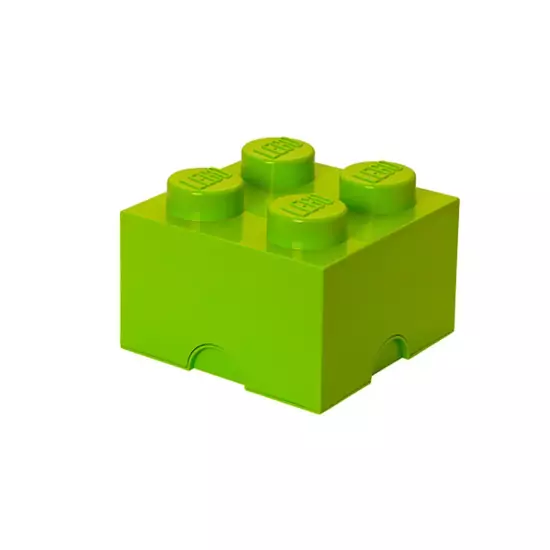 LEGO úložný box 4 – světle zelená