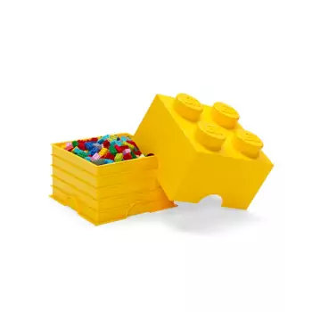 LEGO úložný box 4 – žlutá