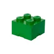 LEGO úložný box 4  – tmavě zelená
