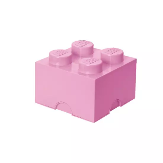 LEGO úložný box 4 – světle růžová