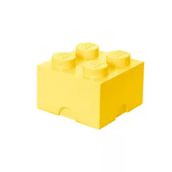 LEGO úložný box 4 – světle žlutá