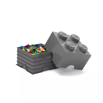 LEGO úložný box 4 – tmavě šedá