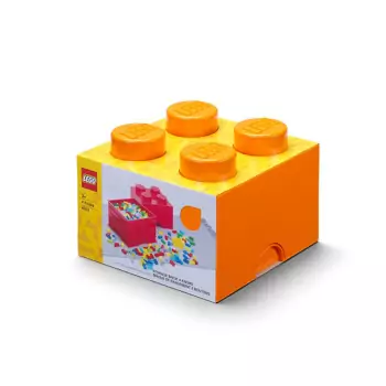 LEGO úložný box 4 – oranžová