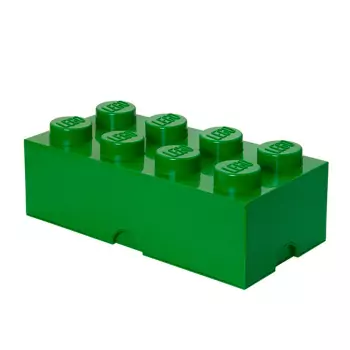 LEGO úložný box 8 – tmavě zelená