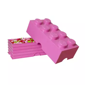LEGO úložný box 8 – růžová