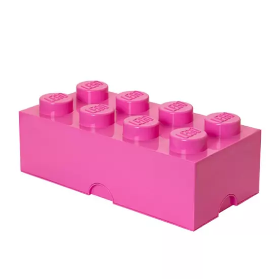 LEGO úložný box 8 – růžová