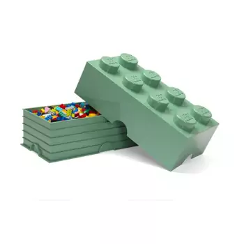 LEGO úložný box 8 – army zelená