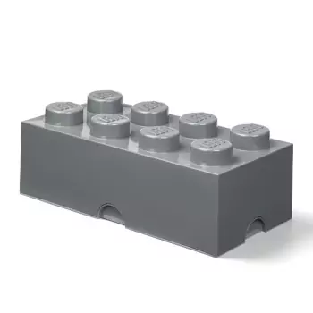 LEGO úložný box 8 – tmavě šedá
