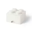 LEGO úložný box 4 s šuplíkem – bílá