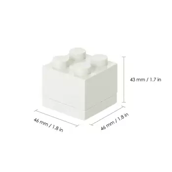 LEGO Mini Box – bílá