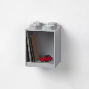 LEGO Brick 4 závěsná police – šedá