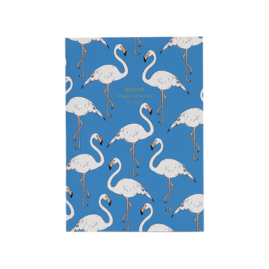 Designový zápisník Flamingo