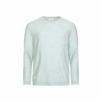 Modro–bílý pletený svetr Arvid