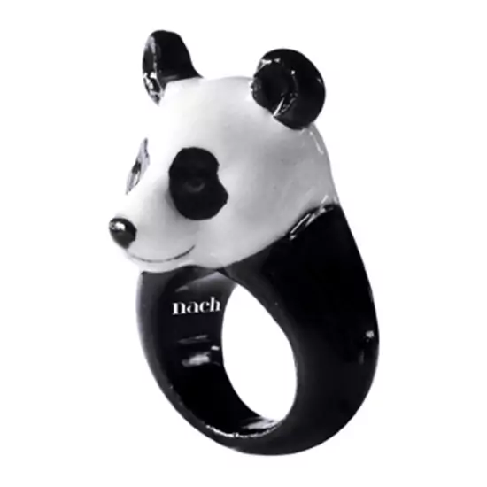 Porcelánový prsten Panda