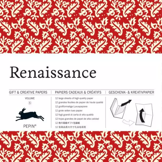 12 unikátních balicích papírů Renaissance