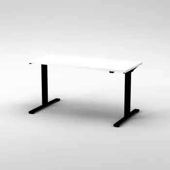 Ergonomický stůl Flexi – černý rám