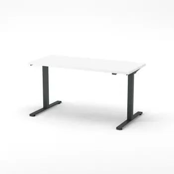 Ergonomický stůl Flexi – tmavě šedý rám