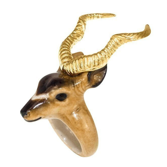 Porcelánový prsten Kudu