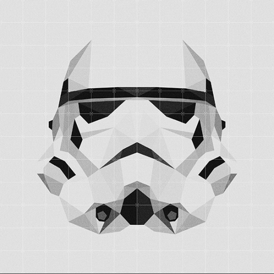 Skládaný obraz Star Wars IXXI – Stormtrooper XL