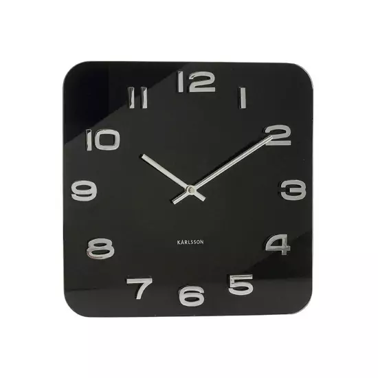 Nástěnné hodiny Vintage – černé