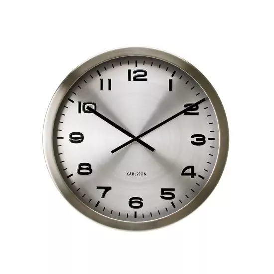 Nástěnné hodiny Maxie – stříbrné